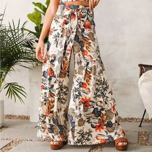 Willow & Root tiered wide leg pants